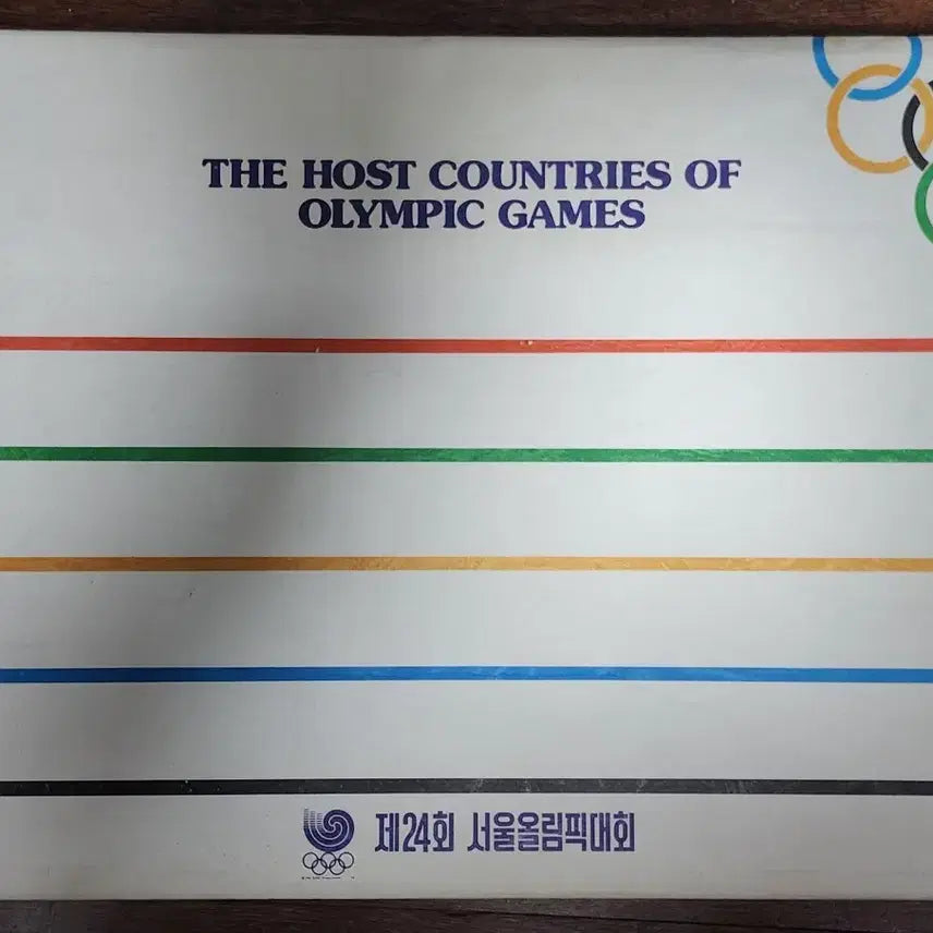 [BUNJANG] 1988 Seoul Olympics Commemorative Host Country Frame / 1988 서울 올림픽 기념 개최국가 액자