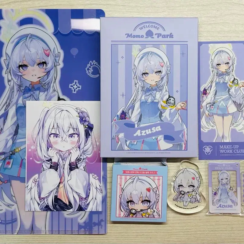 [BUNJANG] Blue Archive Azusa Goods Set (Animate) / 블루아카이브 애니메이트 아즈사 굿즈 세트