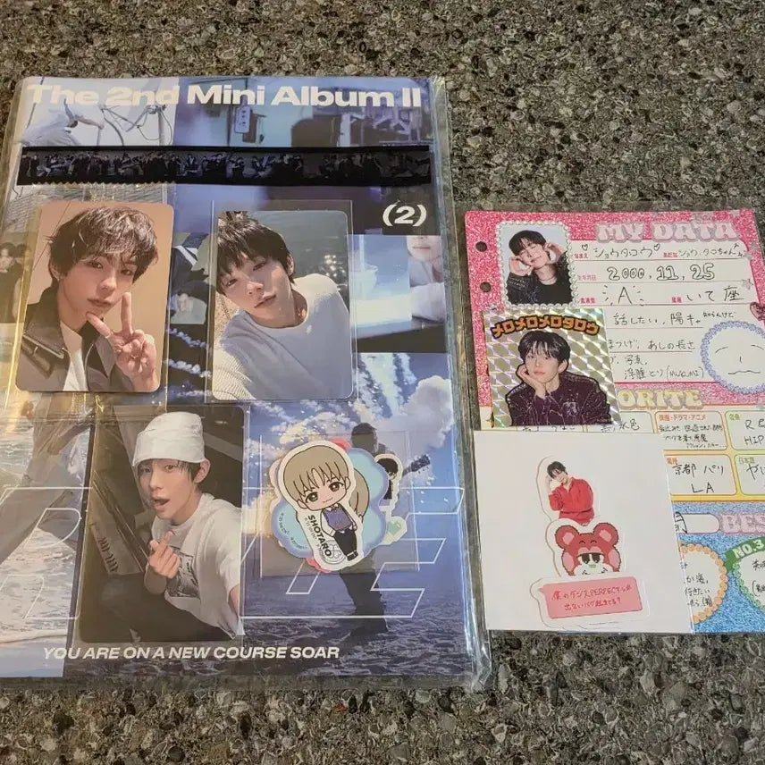[BUNJANG] RIIZE Shotaro Photocard Bundle Set / 라이즈 쇼타로 포토카드3장,개봉앨범,스티커,프로필