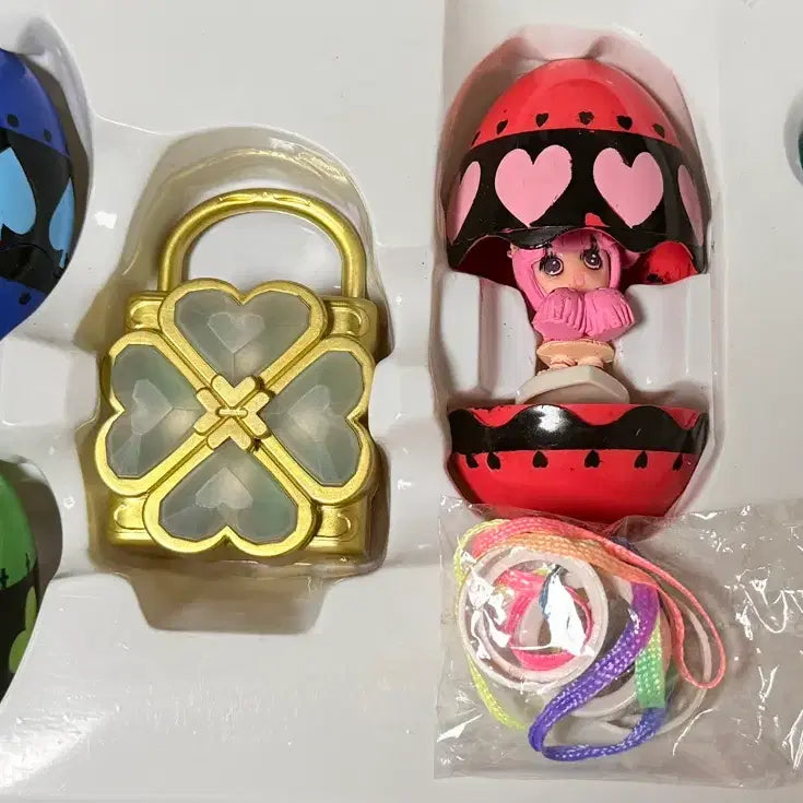 [BUNJANG] Shugoal Set Humpty Lock Guardian Egg Figures (Ran, Miki, Su) / 캐릭캐릭체인지 험프티록 수호알 세트 란 미키 스우 고전완구 피규어