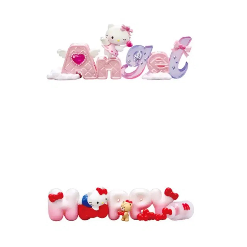 [BUNJANG] Re-Ment Hello Kitty Words Collection Bundle Set / 엔젤,해피 일괄) 리멘트 산리오 헬로 키티 Words Collection 워즈