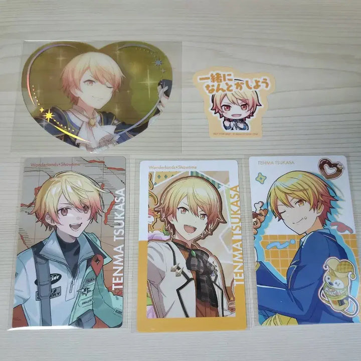 [BUNJANG] Project Sekai Tsukasa Tenma SekaLive Birthday Epics Set (Clear Card, Stamp Sticker) / 프로세카 프세카 굿즈 츠카사 세카라이 생일 이픽 + 하트 클리어 카드 + 스탬프 스티커 판매합니다