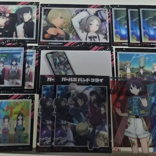 [BUNJANG] Bocchi the Rock! Group Shot Clear Card Bundle / 걸즈 밴드 크라이 걸밴크 클리어카드 단체샷 위주 일괄