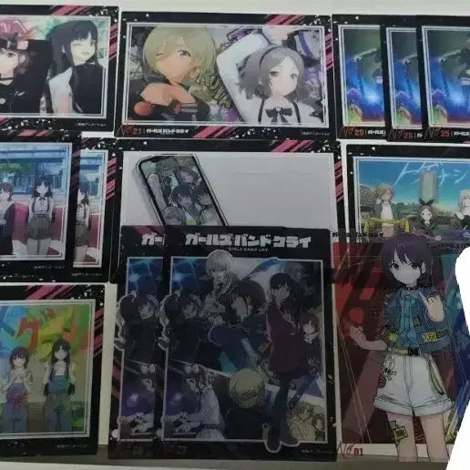 [BUNJANG] Bocchi the Rock! Group Shot Clear Card Bundle / 걸즈 밴드 크라이 걸밴크 클리어카드 단체샷 위주 일괄