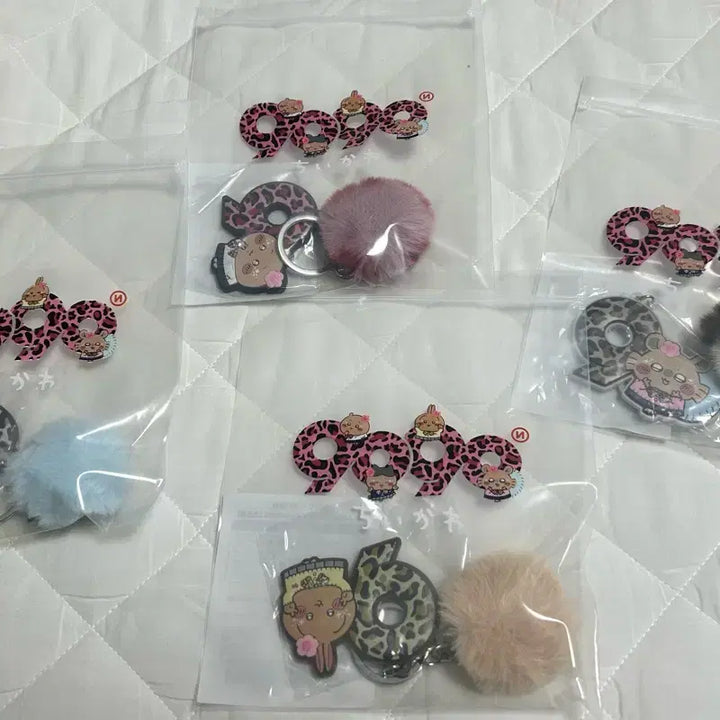 [BUNJANG] Chiikawa 9090 Gal Rubber Charm Keychain Bundle Set / 치이카와 9090 갸루 러버참 키링 일괄