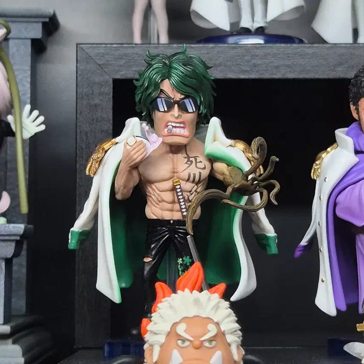 [BUNJANG] M4 Studio One Piece Resin Figures - Rocoq &amp; Fujitora Bundle Set / M4 studio 원피스 레진 피규어 로코큐&amp;후지터라 일괄