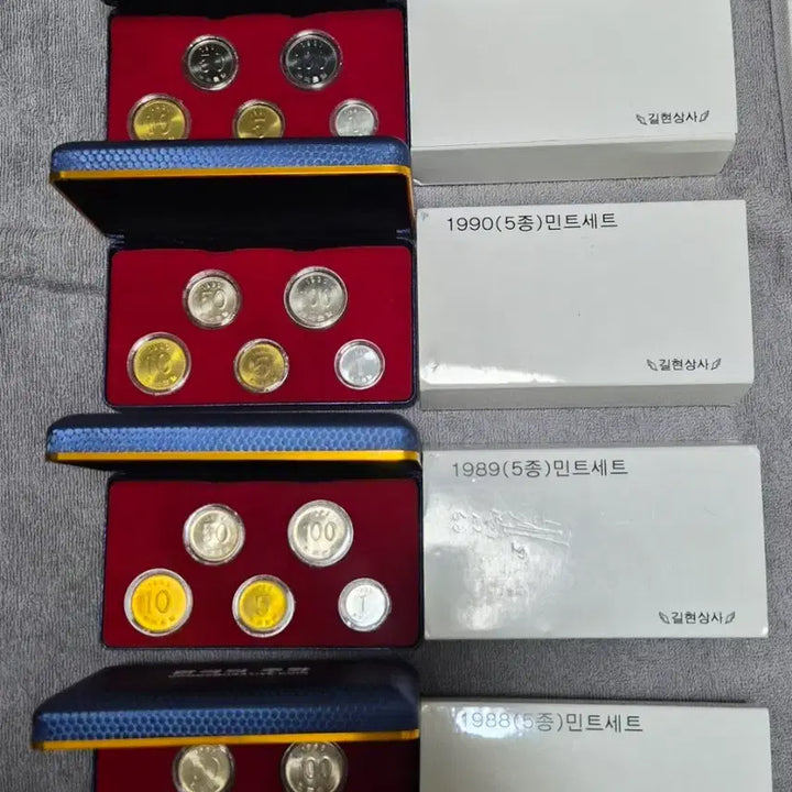 [BUNJANG] Mint Coin Sets 1988-1991 (4-Set Bundle) / 1988~1991 (4종) 민트세트  (일괄)
