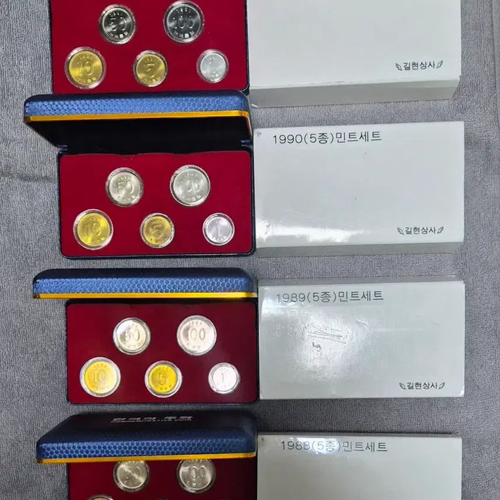 [BUNJANG] Mint Coin Sets 1988-1991 (4-Set Bundle) / 1988~1991 (4종) 민트세트  (일괄)