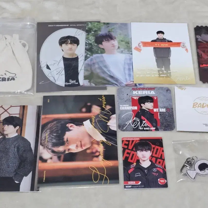 [BUNJANG] T1 Keria Photocard Bundle Set / T1 케리아 포카 굿즈 일괄