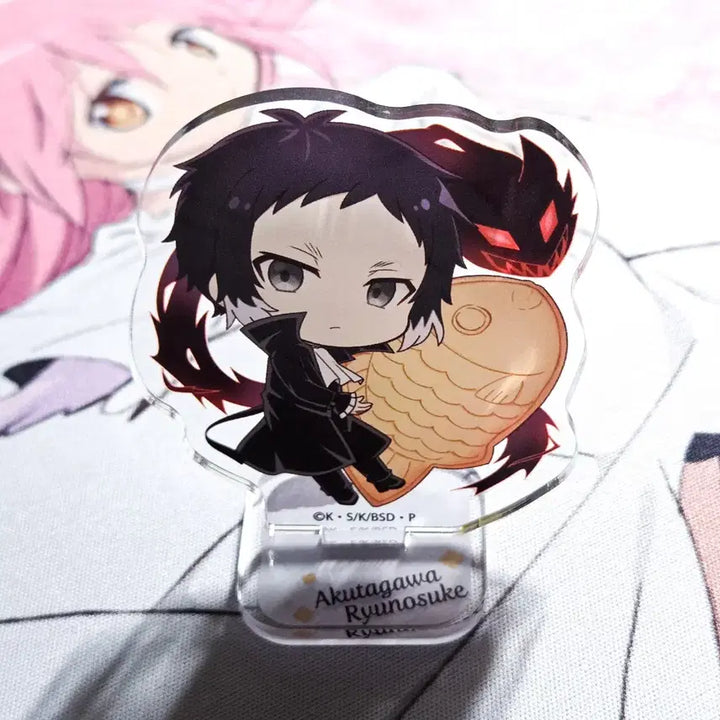 [BUNJANG] Bungo Stray Dogs Akutagawa Fish-Shaped Acrylic Stand / 문스독 아쿠타가와 붕어빵 아크릴 스탠드