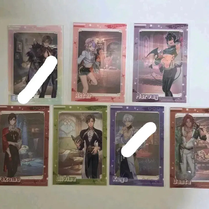 [BUNJANG] Nukainival Clear Card &amp; Character Background Postcard Set / 누카니발 클리어카드 + 각 캐릭터별 배경 엽서