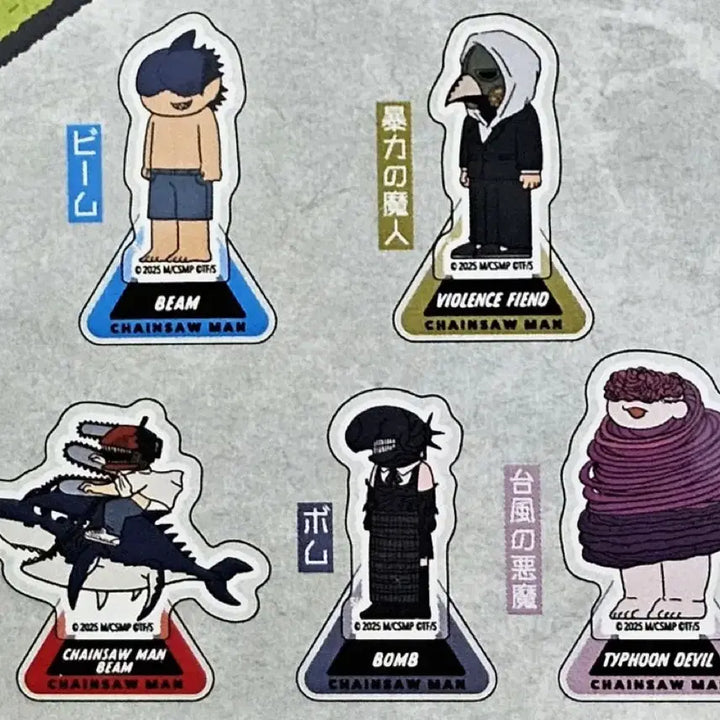 [BUNJANG] Chainsaw Man Jiroly Acrylic Stand 10-Piece Set / 체인소맨 지로리 아크릴 스탠드 10종 풀박스