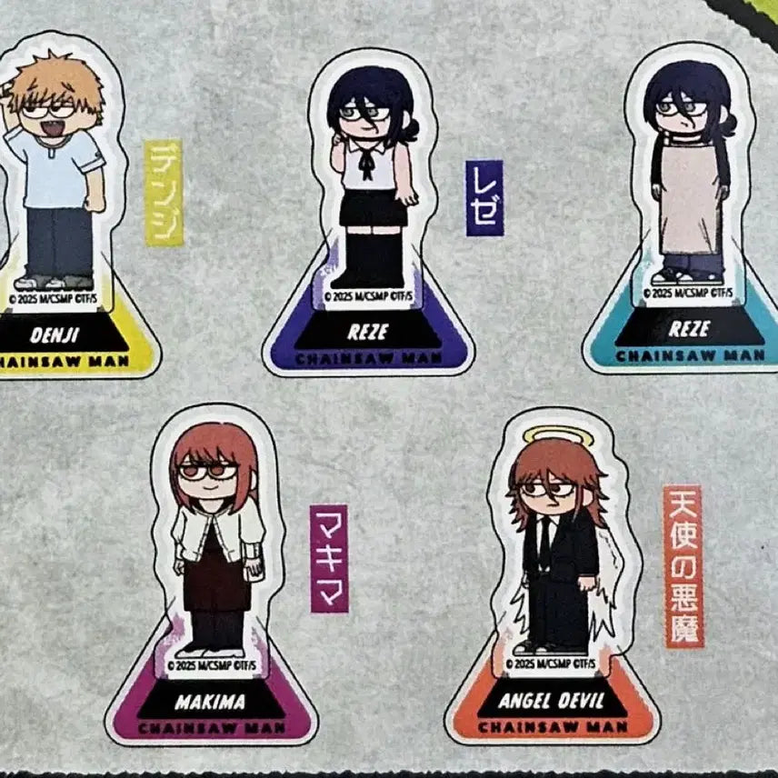 [BUNJANG] Chainsaw Man Jiroly Acrylic Stand 10-Piece Set / 체인소맨 지로리 아크릴 스탠드 10종 세트