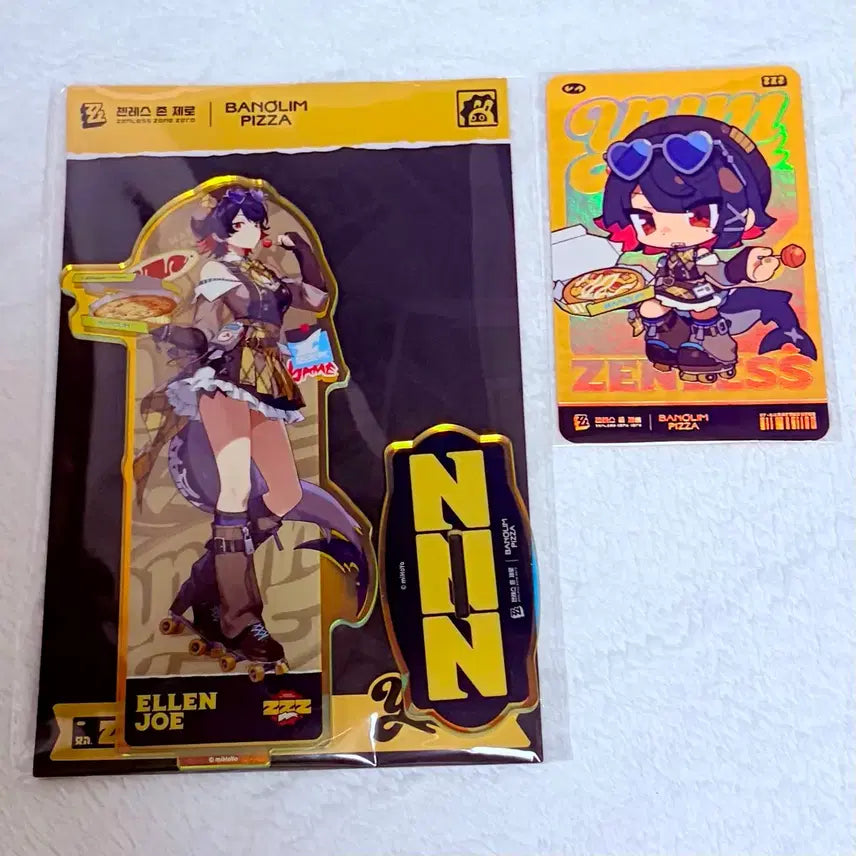 [BUNJANG] Zenless Zone Zero Ellen Acrylic Stand &amp; Photocard (Unused Redeem Code) / 젠레스 존 제로 반올림피자 엘렌 아크릴 스탠드, 포토카드 (리딤코드 미사용) 젠존제