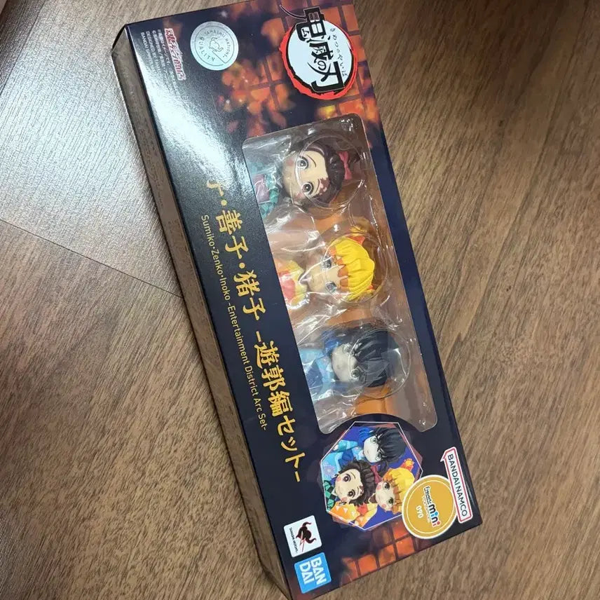 [BUNJANG] Demon Slayer Kimetsu no Yaiba Figuarts Mini Tanjiro, Zenitsu, Inosuke Set / 귀멸의 칼날 유곽 피규아츠 미니 탄지로 젠이츠 이노스케