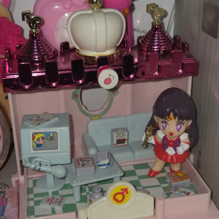 [BUNJANG] Sailor Moon Mars Mini Figure Vintage House Miniature Palace Toy / 세일러문 마스 미니피규어 빈티지 집 미니궁전 장난감 완구 고전