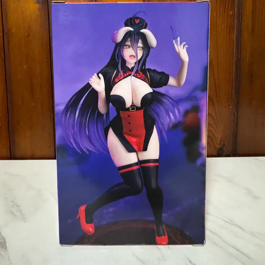 [BUNJANG] System Service Overlord Albedo Black Nurse Version Figure (Sealed) / [미개봉]시스템 서비스 오버로드 알베도 블랙 너스 피규어