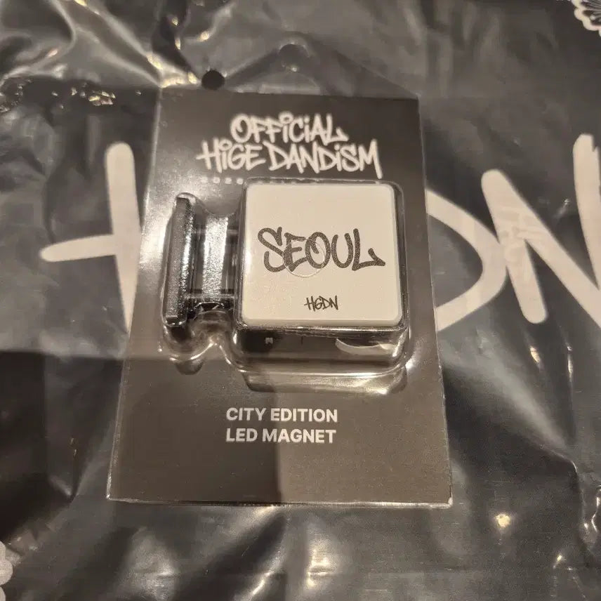 [BUNJANG] Official HIGE DANJI Pop-Up City Edition LED Magnet Seoul (Sealed) / 히게단 팝업 시티 에디션 LED 마그넷 서울 미개봉