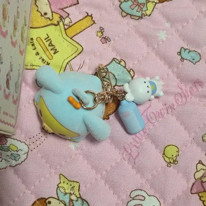 [BUNJANG] Kiiroitori Usagi Baby Figure Keyring / 키이로이토리 해외판 우사우사베이비 피규어 키링 플로키 피규어 키링