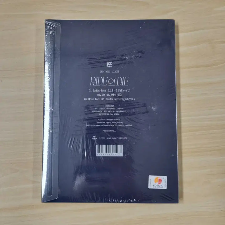 [BUNJANG] EVNNE RIDE OR DIE Sealed Album / 이븐 RIDE OR DIE 미개봉 앨범