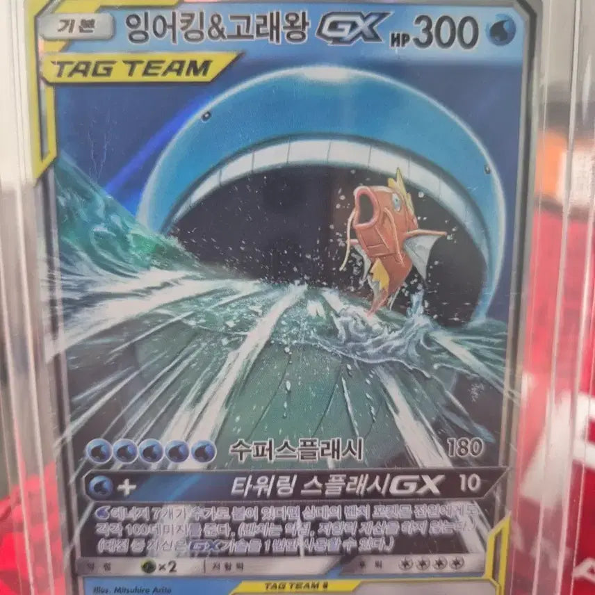[BUNJANG] Gyarados &amp; Magikarp GX Tag Team Trainer Card / 잉어킹&amp;고래왕 GX 태그팀 트레이너블
