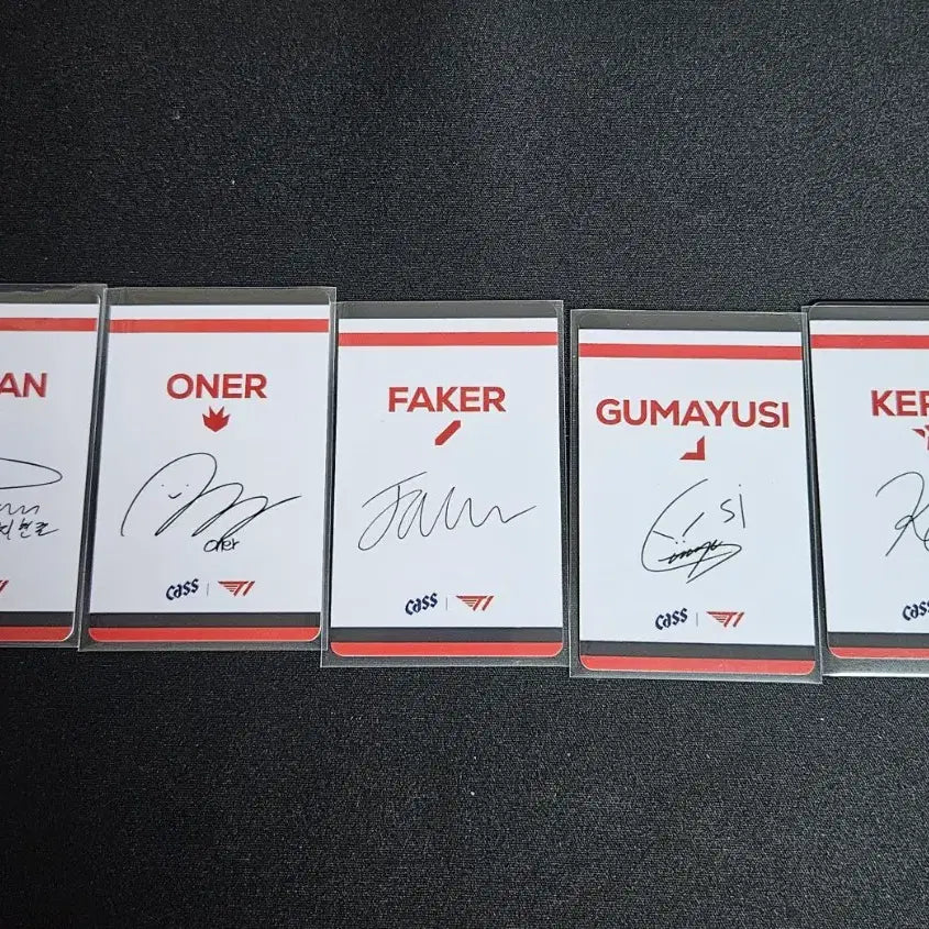[BUNJANG] T1 League of Legends Bundle Set Photocards / 일괄) 티원 T1 카스 포카