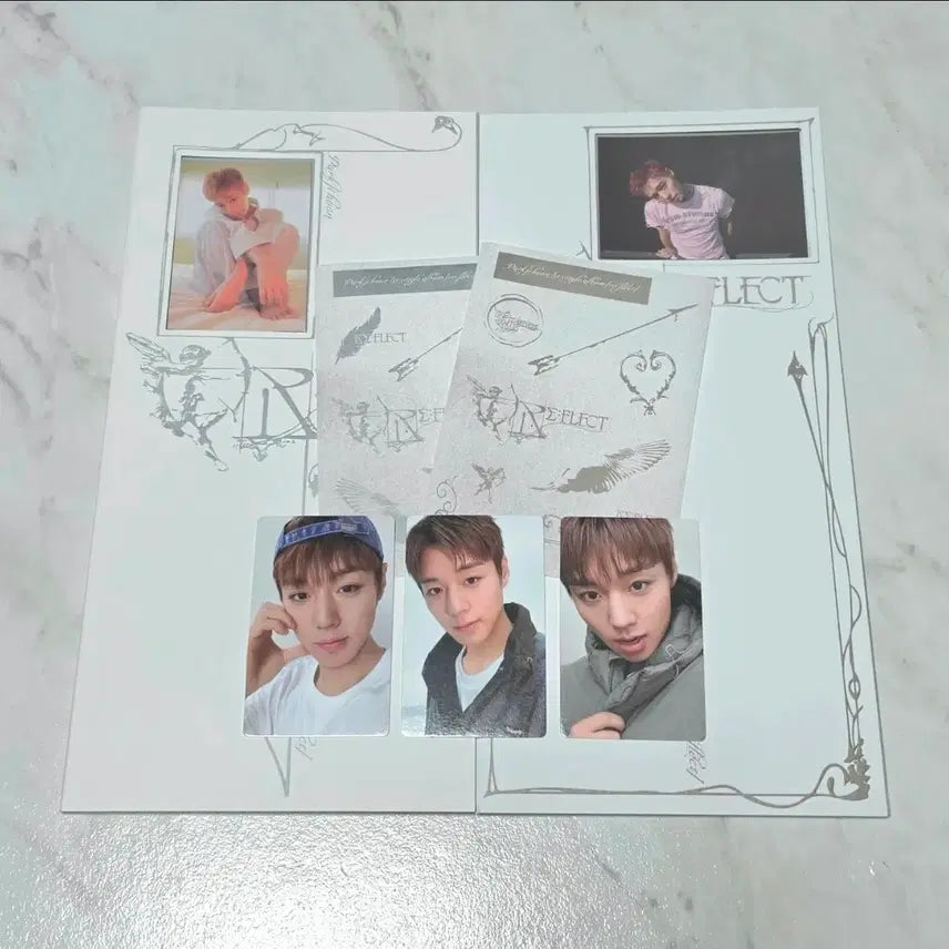 [BUNJANG] Park Ji Hoon Superdry Photocard Bundle Set / 세트) 박지훈 슈퍼드라이 슈드 포토카드 포카 3종 일괄 양도 판매 +리플렉트 앨범