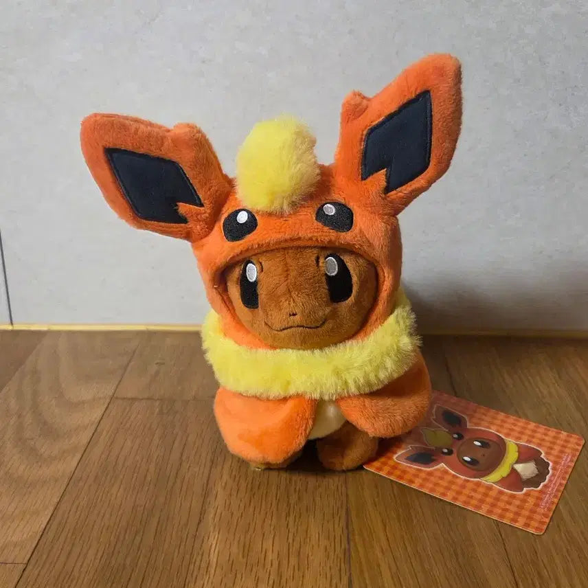 [BUNJANG] Pokemon Booster Poncho Eevee Plush / 포켓몬 부스터 판쵸 이브이 인형