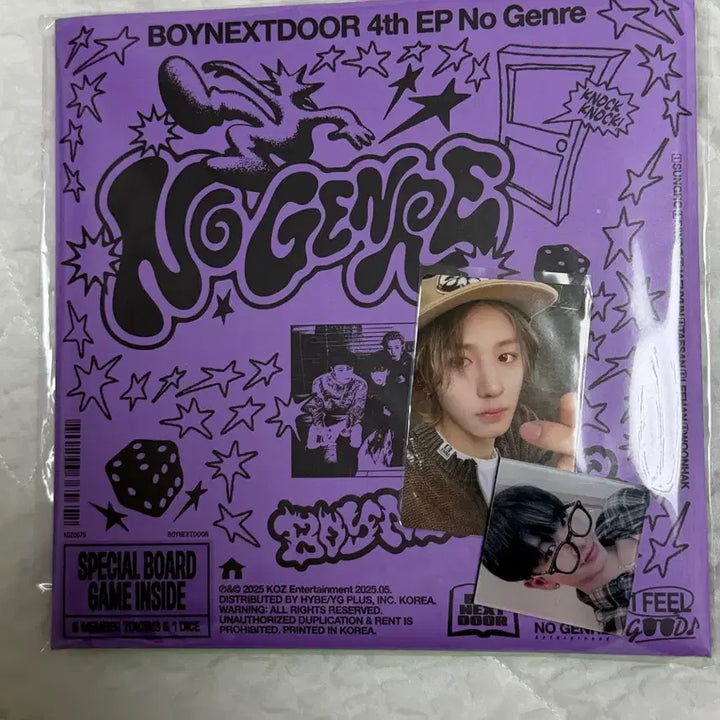 [BUNJANG] BOYNEXTDOOR No Genre Board Game Photocard / 보이넥스트도어 노장르 보드게임 포카 포함