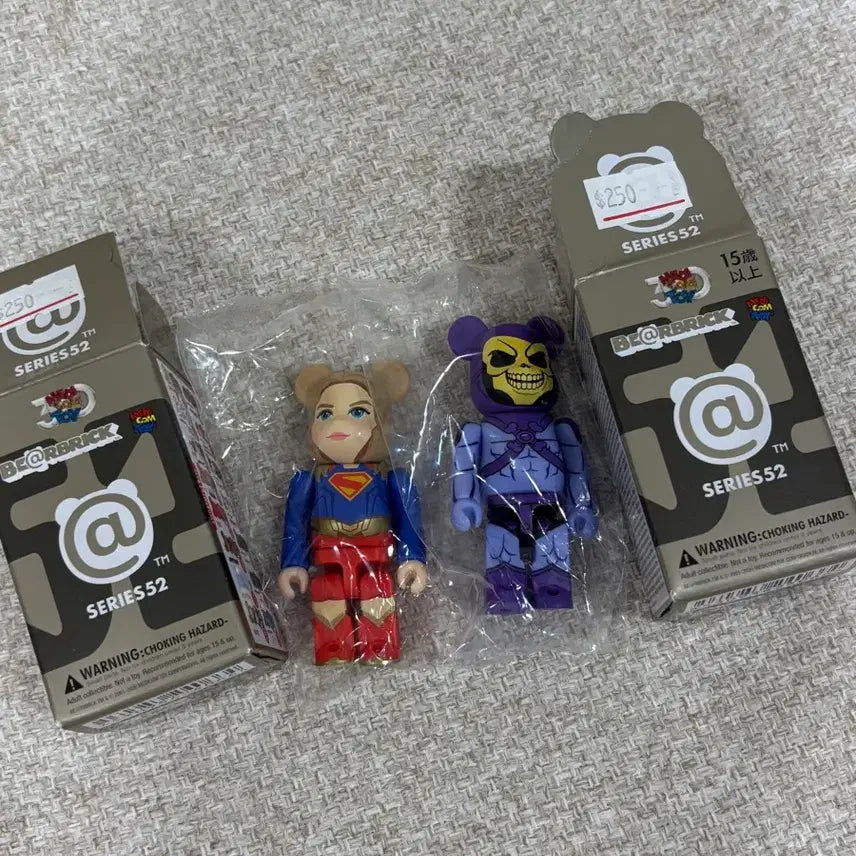 [BUNJANG] Bearbrick Series 52 Supergirl &amp; Villain Figure Set / 베어브릭52