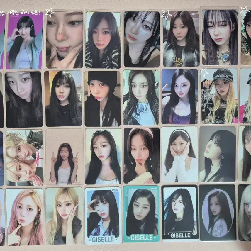 [BUNJANG] aespa Giselle Photocard Bundle Set / 탈덕처분) 지젤포카 일괄판매