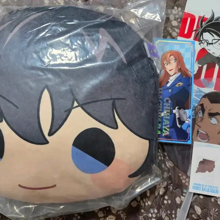 [BUNJANG] Detective Conan Highway Angel Pop-up Store Matsuda Jinpei Hagiwara Kenji Face Cushion / 사진 일괄)명탐정 코난 하이웨이의 타천사 팝업스토어 마츠다 하기와라 얼굴 쿠션