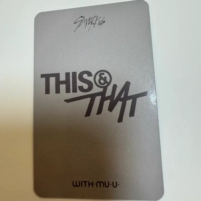 [BUNJANG] Stray Kids THIS&amp;THAT WITHMUU Special Edition Felix Photocard / 스트레이키즈 스키즈 THIS&amp;THAT 디스앤댓 위드뮤 특전 필릭스