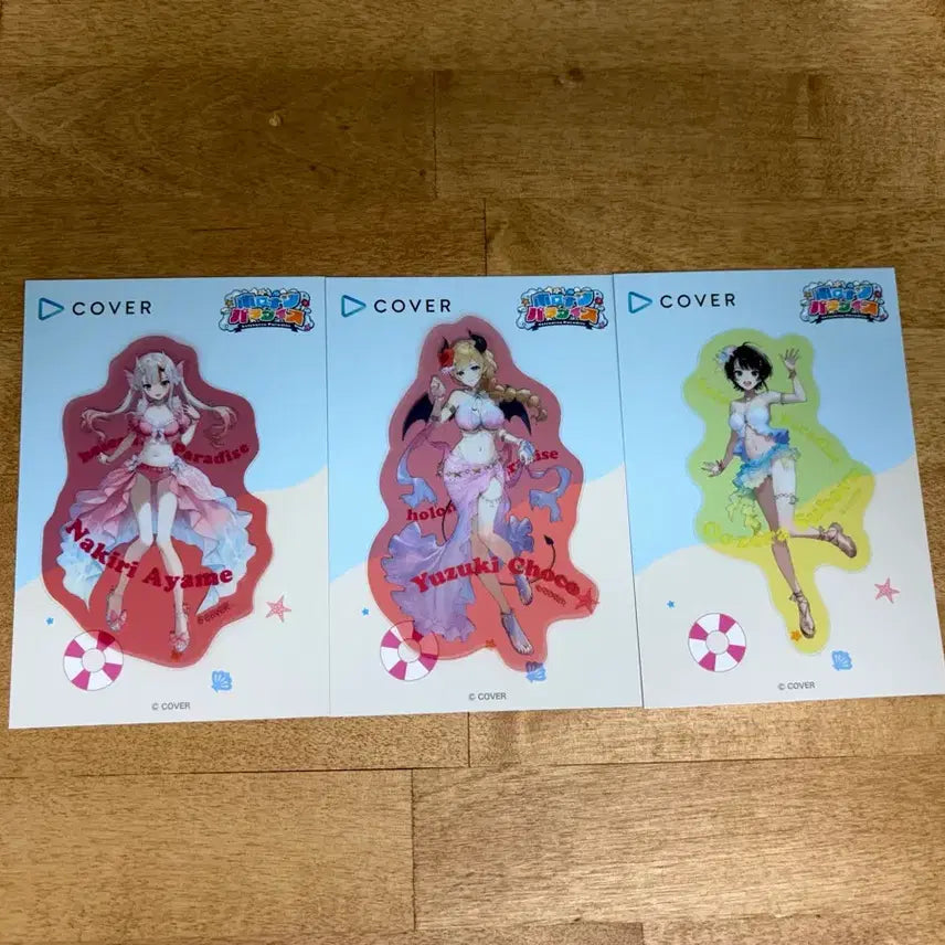 [BUNJANG] Hololive JP 2nd Gen HoloNatsu Paradise Clear Sticker Set / 홀로라이브 JP 2기생 홀로나츠 파라다이스 클리어 스티커
