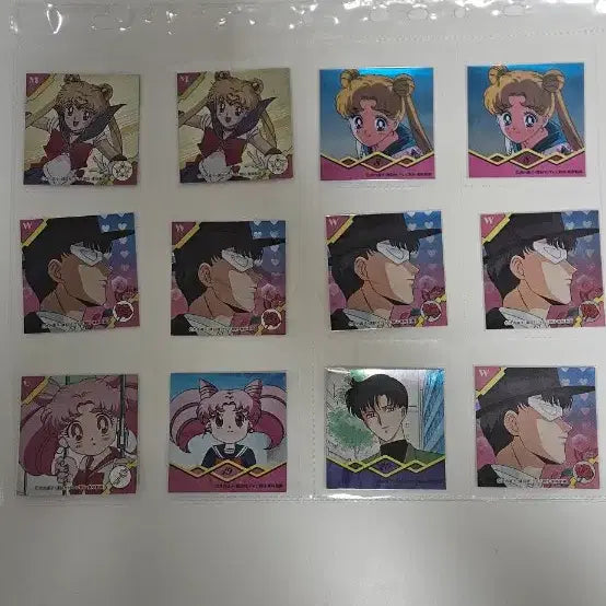 [BUNJANG] Sailor Moon Prism Hologram Seal Stickers / 세일러문 씰 스티커 프리즘 홀로그램