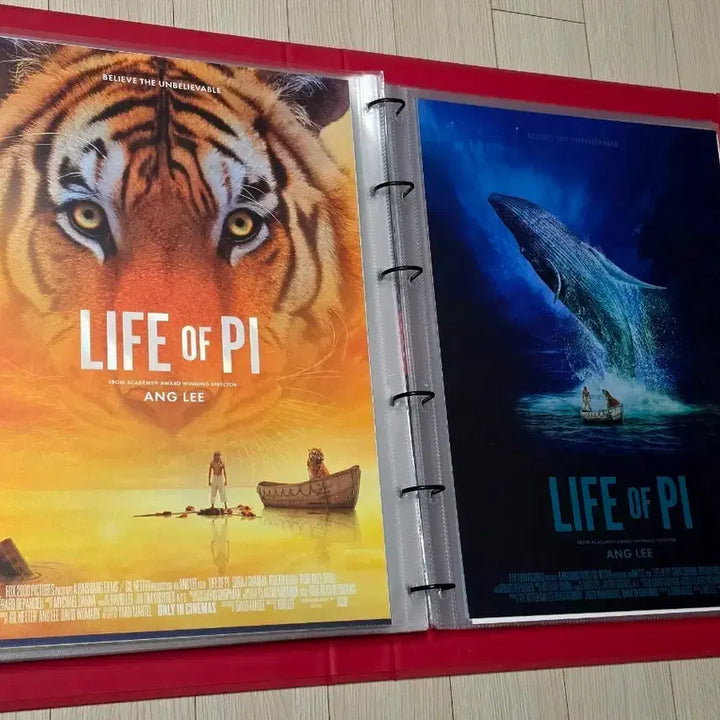 [BUNJANG] Life of Pi Artgraphy Poster Set (A3) / [전용박스포장]영화 라이프 오브 파이 아트그라피 2종 1세트 메가박스 아트그라피 포스터(A3)