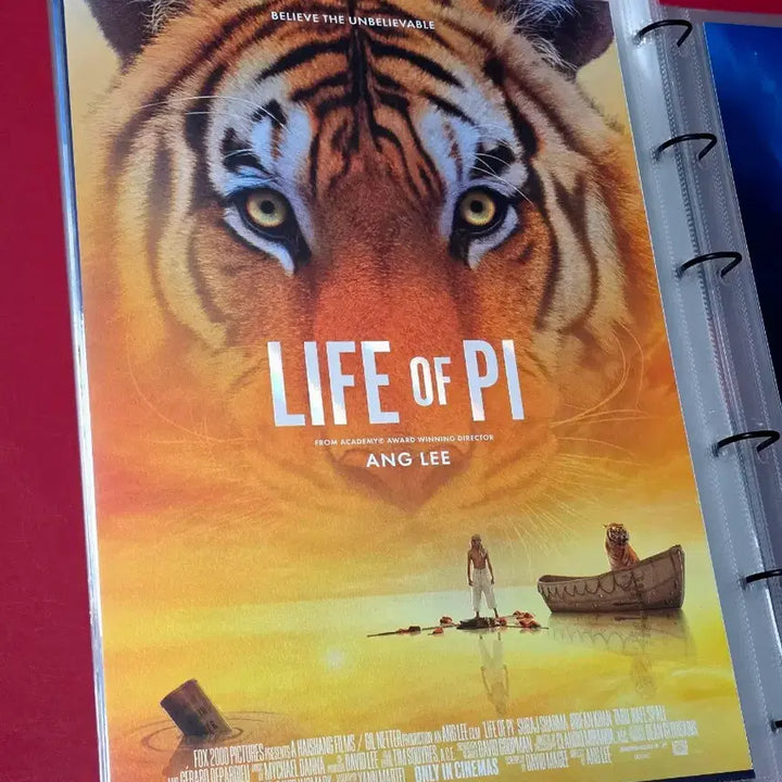 [BUNJANG] Life of Pi Artgraphy Poster Set (A3) / [전용박스포장]영화 라이프 오브 파이 아트그라피 2종 1세트 메가박스 아트그라피 포스터(A3)