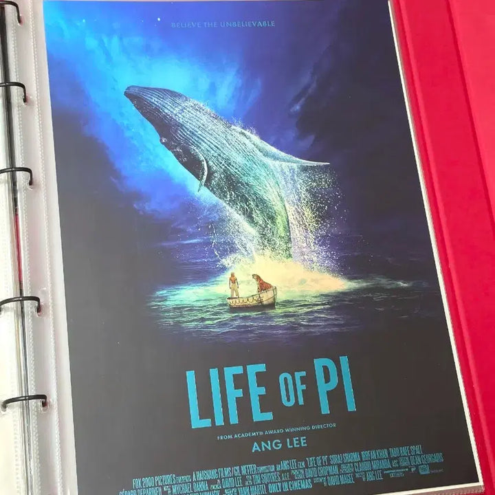 [BUNJANG] Life of Pi Artgraphy Poster Set (A3) / [전용박스포장]영화 라이프 오브 파이 아트그라피 2종 1세트 메가박스 아트그라피 포스터(A3)