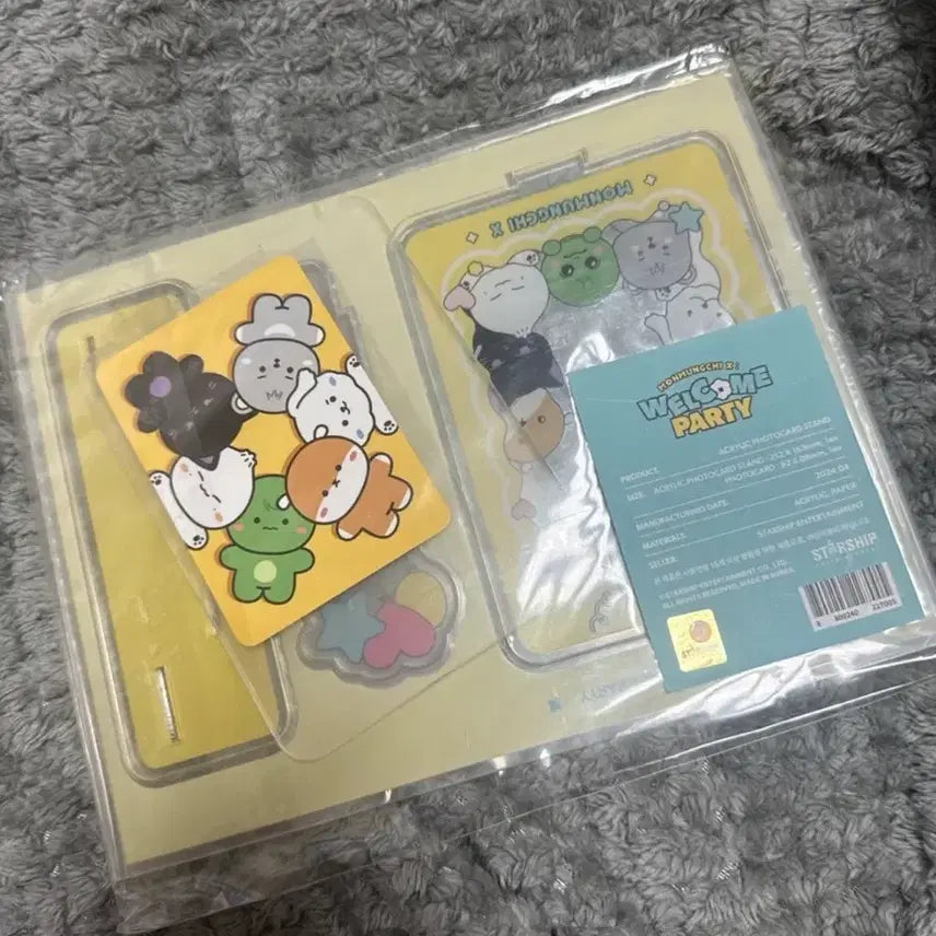 [BUNJANG] MONSTA X MonmungchiX Acrylic Stand (Sealed) / 몬스타엑스 몬뭉치엑스 아크릴스탠드 (미개봉)