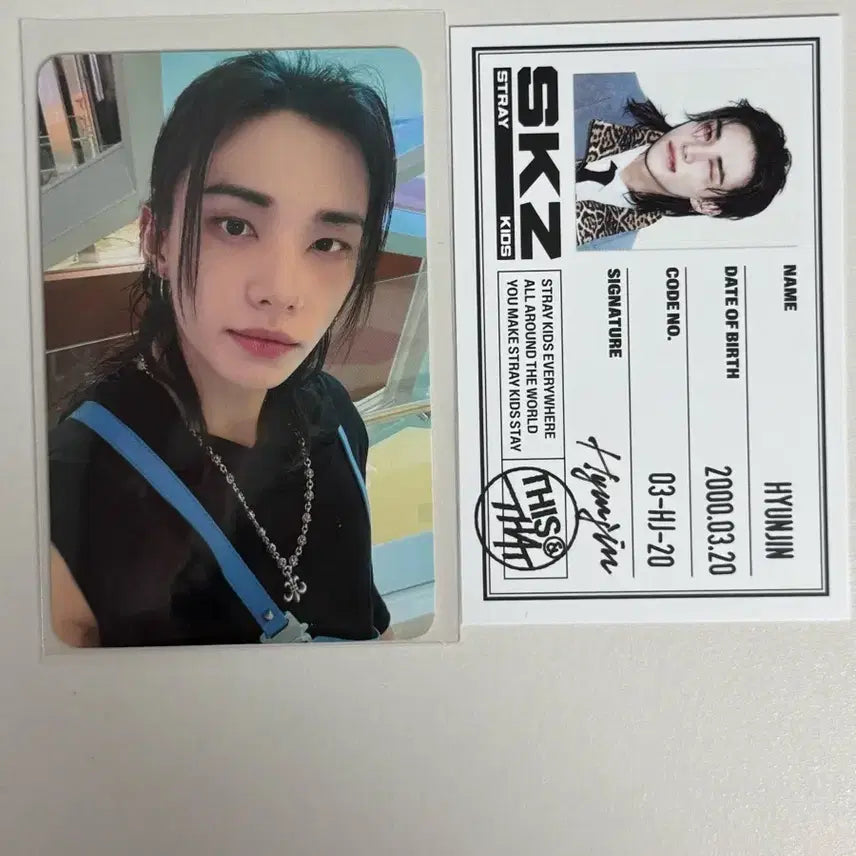 [BUNJANG] Stray Kids THIS MEANS THAT Hyunjin Photocard / 스키즈 디스앤댓 팝업 현진 포카 앨포 양도