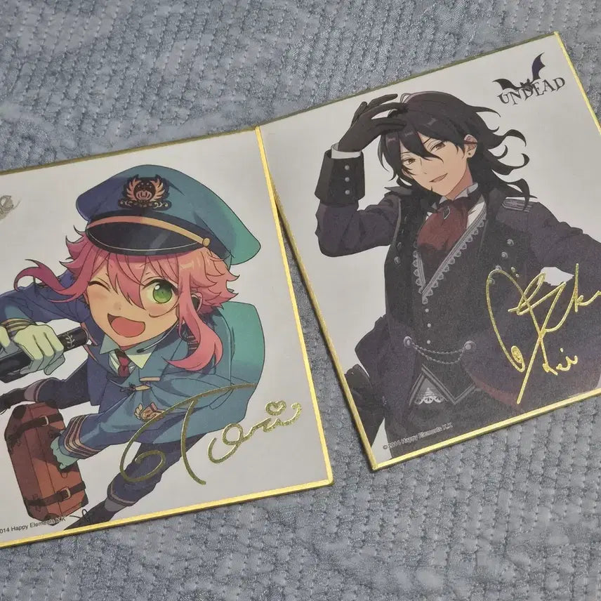 [BUNJANG] Ensemble Stars! Toru &amp; Sakuma Rei Shikishi Set / 앙상블 스타즈 토리 &amp; 사쿠마레이 색지 일괄