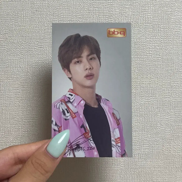 [BUNJANG] BTS Jin BBQ Photocard / 방탄소년단 BTS BBQ 진 석진 포카