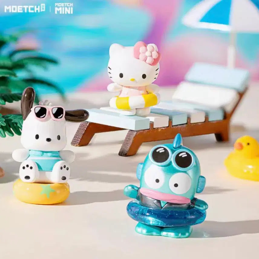 [BUNJANG] Moechi Sanrio Mini Figure Swimming Time Series Hangyodon / 모에치 산리오 미니 피규어 수영 시간 시리즈 튜브 한교동 3종