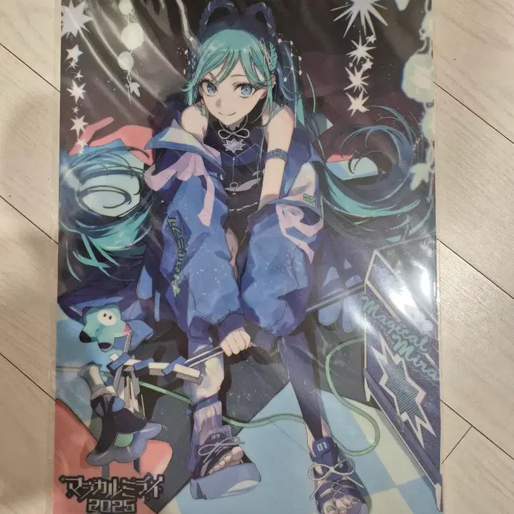 [BUNJANG] Vocaloid Hatsune Miku Magical Mirai 2025 Sendai Clear Poster / 보컬로이드 하츠네 미쿠 매지컬 미라이 마지미라2025 센다이 클리어 포스터