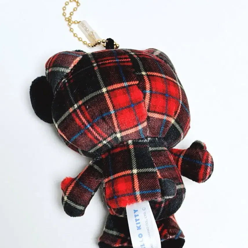 [BUNJANG] Sanrio Hello Kitty Tartan Check Keyring / 산리오 헬로키티 MC 컬렉션 타탄 체크 키티 키링 판매