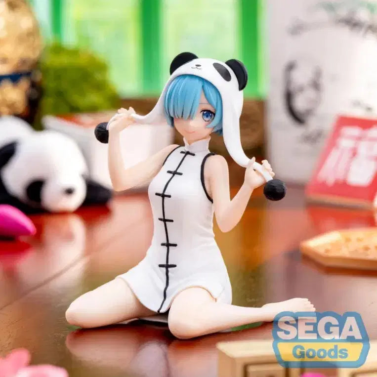 [BUNJANG] Sega Yumeialize Re:Zero Rem Panda Figure (Sealed) / 미개봉)세가 유메미라이즈Re:제로부터 시작하는 이세계 생활 렘 팬더
