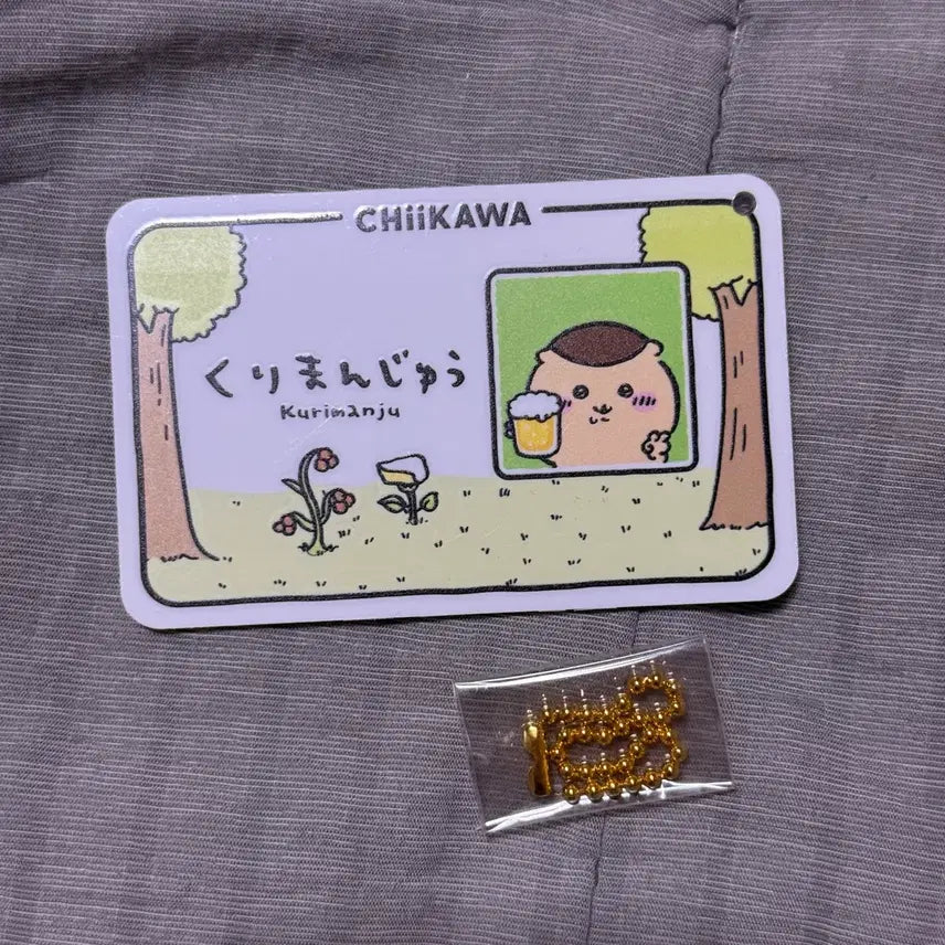 [BUNJANG] Chiikawa Days General Admission Exclusive Acrylic Card Kurimanju Kuri / 치이카와 데이즈 일반 입장 특전 아크릴카드 쿠리만쥬 쿠리