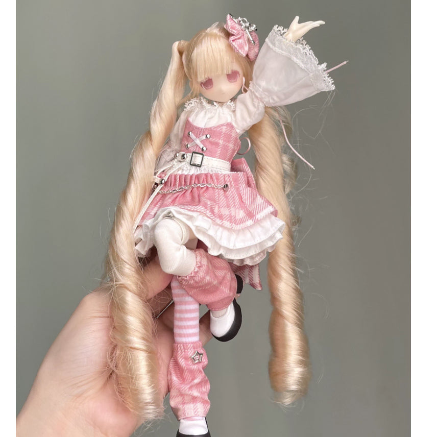 [BUNJANG] Azone 60cm Scale Doll Pink Idol Outfit / 현물) 해외제 아존 육일 블라인드 BJD 돌 사이즈 핑크 아이돌 의상 판매