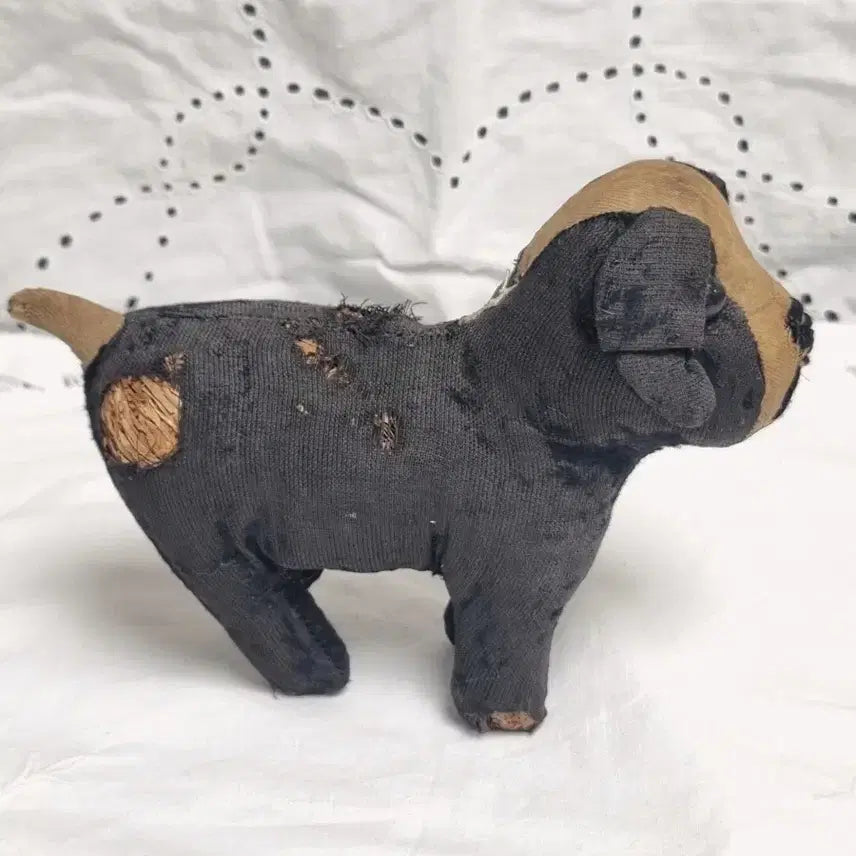[BUNJANG] Antique Teddy Bear Dog Doll / 앤틱 강아지 인형 테디베어