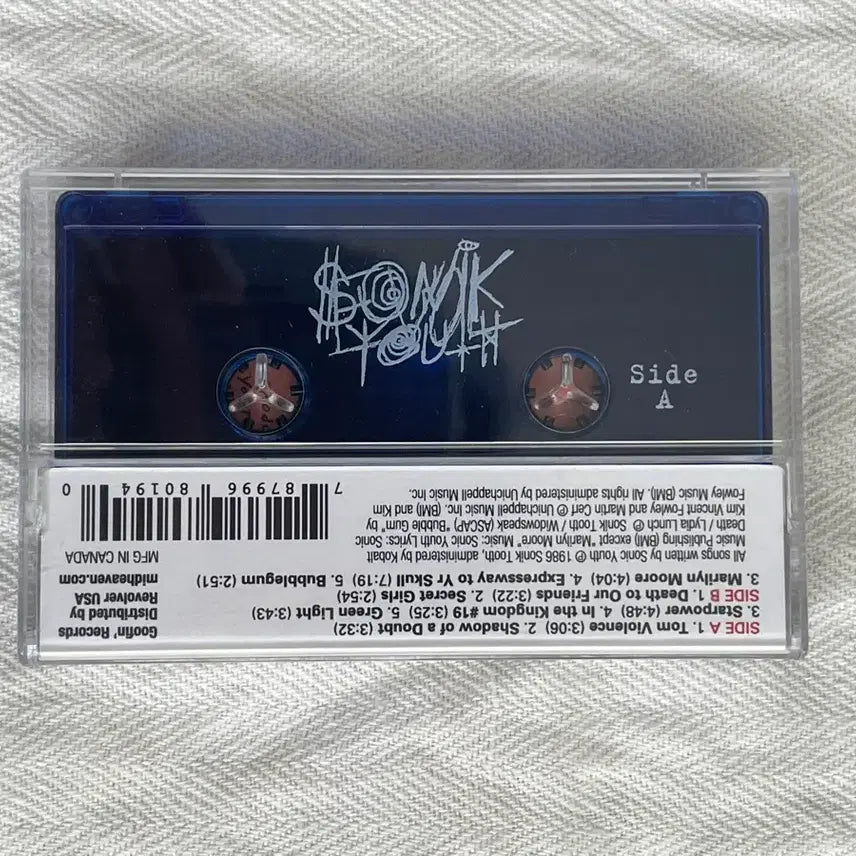 [BUNJANG] Sonic Youth EVOL Blue Cassette / [민트급] 소닉 유스 Sonic Youth - EVOL 블루 카세트